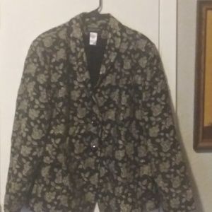 Blazer. Black and gold. Very elegant, just in time